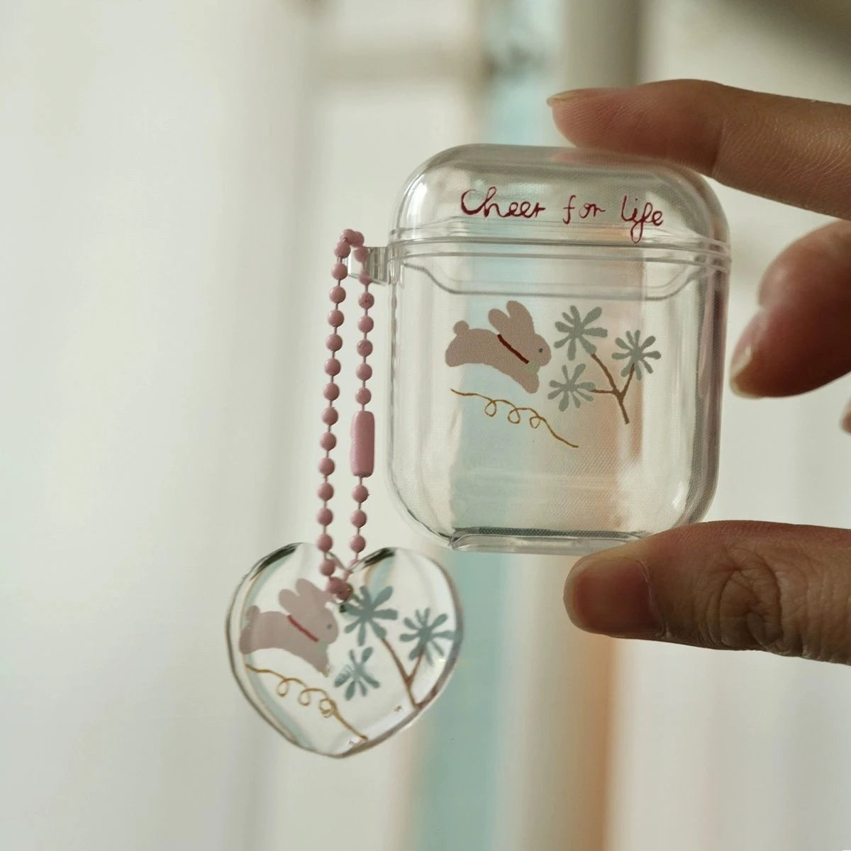 BunnyPod AirPods Case with Pendant